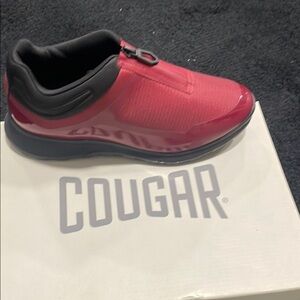 Cougar Red Slip-On Sneakers